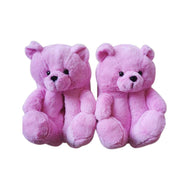 Teddy Bear Hug House Shoes Pink(One Size Fits All) 6-9)